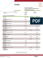 Datos de La Cuenta Resumen de Saldos