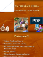 Kuliah 9 Penilaian Prestasi Kerja (Appraising and Improving Performance)