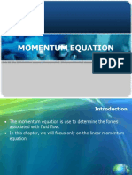 Chapter 3 Momentum Equation