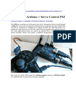 USB Shield Arduino + Servo Control PS3