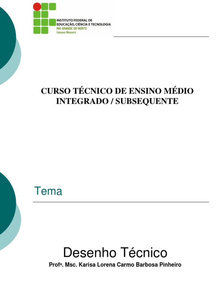 Aula 1 - Desenho Tecnico PDF | PDF