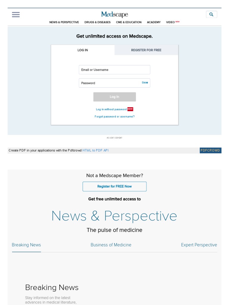 Medscape: Medical News & Education Hub | PDF | Prescription Drugs ...
