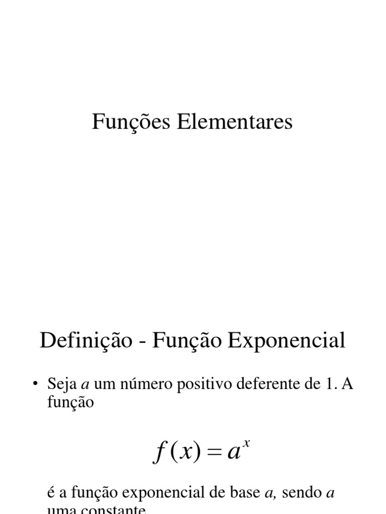 Funções Exponenciais e Logarítmicas | PDF | Exponenciação | Logaritmo, image size:768x1024