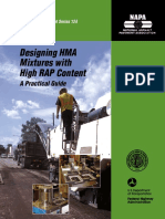 Designing HMA Mixtures With High RAP Content: A Practical Guide