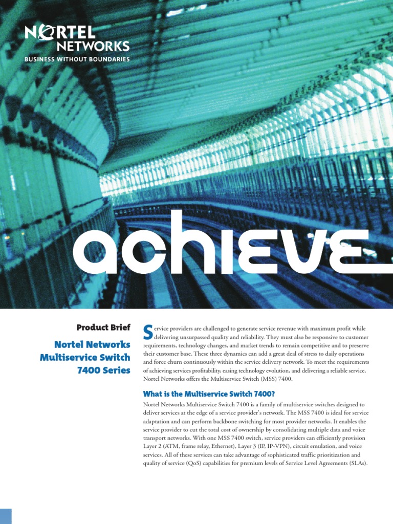 Nortel Passport 7400 Routers Broch | PDF | Asynchronous Transfer Mode ...