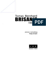Thomas Bernhard - Brisanje-Raspad PDF