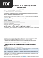 Matriz BCG: Productos Perro, Vaca y Estrella | PDF