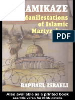 Raphael Israeli Islamikaze Manifestations of Islamic Martyrology Routledge 2003 PDF