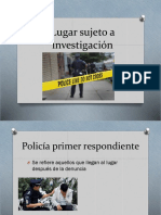 Lugar Sujeto a Investigacion