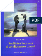 Ilie Cioara-Realitatea Suprema Si Conditionarea Umana PDF