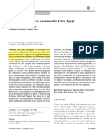 Update Earthquake Risk Assessment in Cairo, Egypt: Original Article