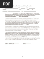 Consent To Application of Semi-Permanent Makeup Proced: Procedure: Mircoblading No. of Visits Required: 2