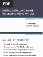 Digital Signal and Image Processing Using Matlab: Compiled by