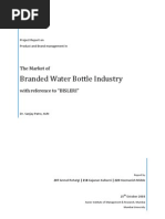 Download Branded Water Bottle Industry by Heemanish Midde SN40520194 doc pdf