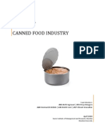 Canned Food Industry Structure Analysis