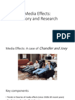 Media Effects: Theory and Research