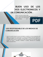 El Buen Uso de Los Medios Electronicos y de Comunicacion (Cesar MTZ.)