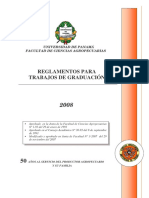 Facultad de Ciencias Agropecuarias - Reglamento de Practica Profesional