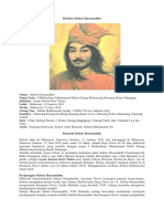 Biodata Sultan Hasanuddin