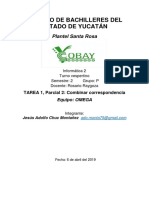 Tarea 1, Parcial 2, Combinar correspondencia