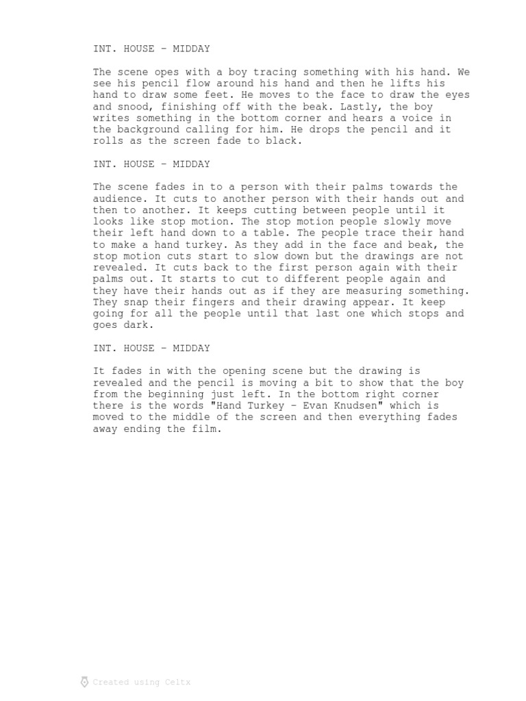 Script Treatment | PDF