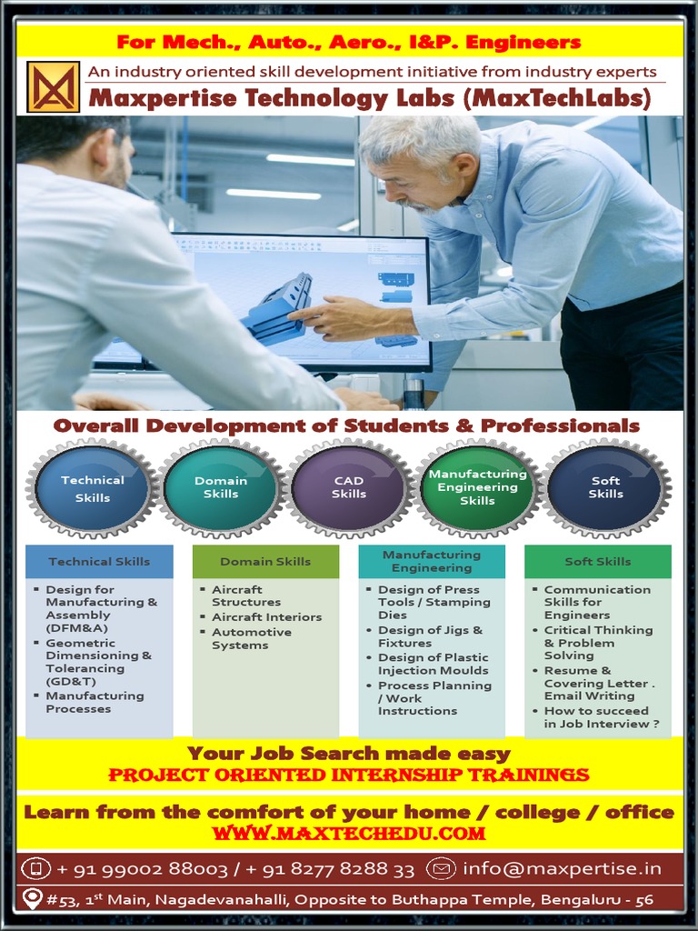 Internship Training for Engineers in Bengaluru | PDF