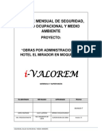 Informe Mensual 003 de SSOMA del Hotel el Mirador.docx