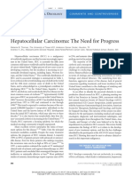 Hepatocellular Carcinoma: The Need For Progress: Ournal of Linical Ncology