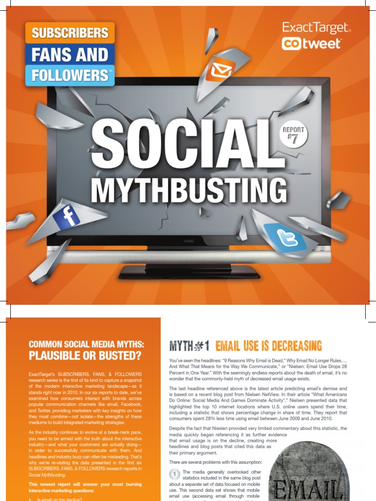 Social Media Mythbusting | PDF