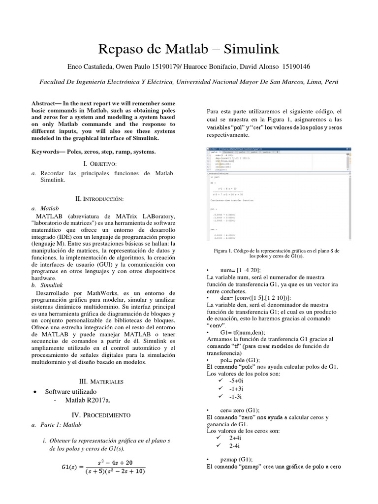 Matlab y Simulink | PDF | Matlab | Ciencias de la Computación