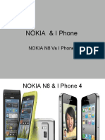 Nokia N8 and I Phone 4