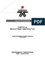 Cartilla 6 - Mentalidad Empresarial