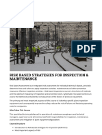 Risk Based Strategies For Inspection & Maintenance - Akademie-Ibs - de