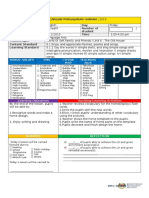 RANCANGAN PENGAJARAN HARIAN | ENGLISH LESSON PLAN