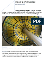 Bruselas: Ruta Art Nouveau' Por Bruselas PDF