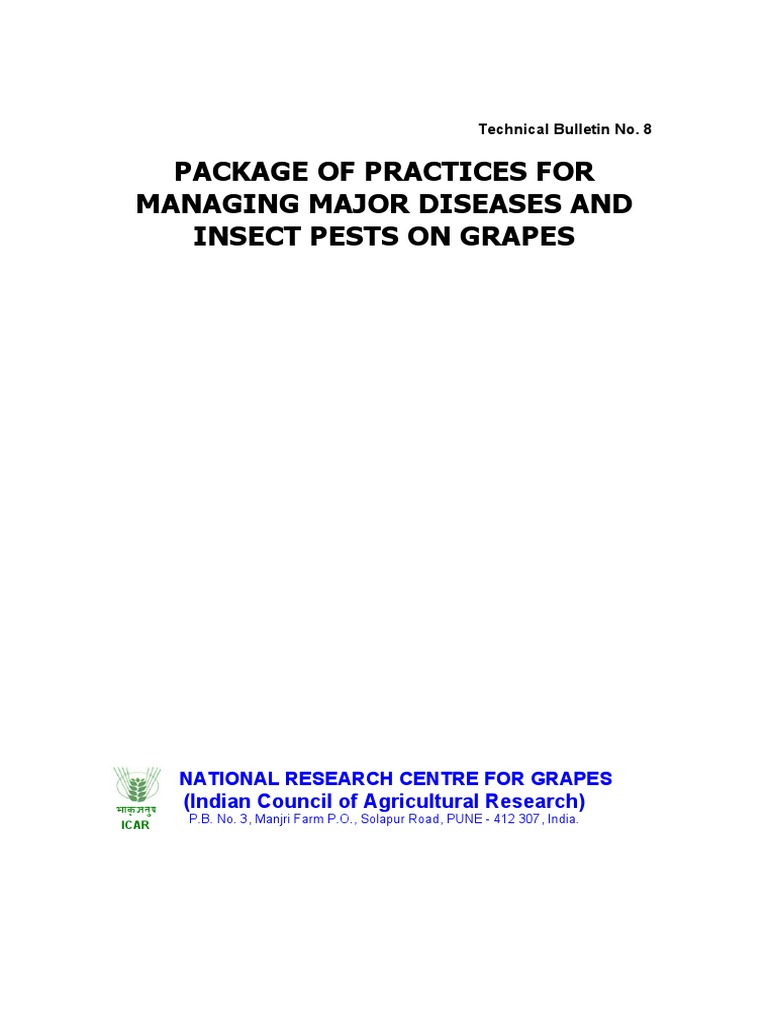 Grape Disease Management Practices | PDF | Plants | Horticulture And ...