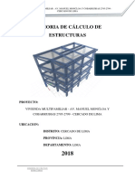 Memoria de Estructura PDF