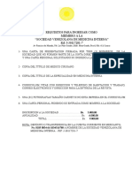 Requisitos para Ingresar A La Sociedad Venezolana de Medicina Interna