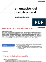 Implementacion Del Currículo Nacional