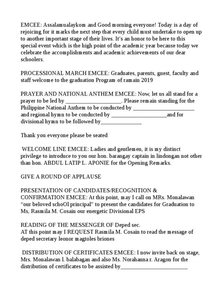 Emcee | PDF | Career & Growth