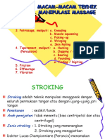 Macam-Macam Teknik Manipulasi Massage