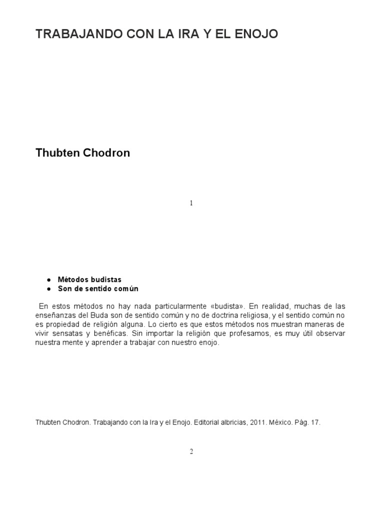 Controlando la Ira y el Enojo | PDF | Ira | Felicidad