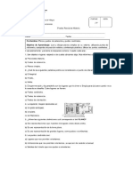 Prueba de Historia Unidad1 2°