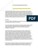 Proceso de Investigacion Cientifica