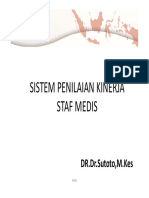 SISTEM PENILAIAN KINERJA STAF MEDIS