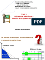 Tema 3. Metodos de Solucion MPL PDF