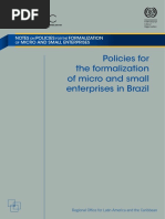 Policies For The Formalization of Micro and Small Enterprises in Brazil