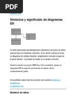 Símbolos de Diagramas ER en Lucidchart | PDF | Bases de datos ...