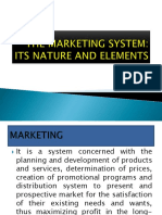 The Marketing System