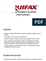 Equifax Analytics Launches Interconnect